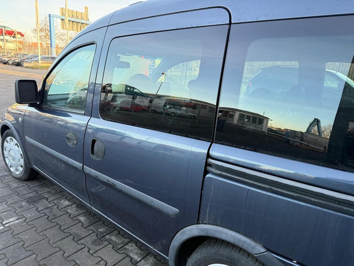 Opel Combo C original Schiebetür hinten links Z168 Metroblau Rohbau BJ06